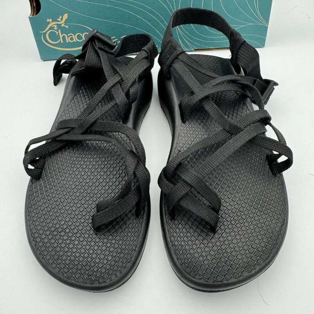 Chaco Sandals Womens 6 ZX/2 Black Cloud Dual Adjustable Straps Cushioned Sport